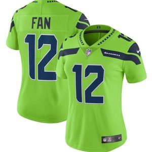 Seattle Seahawks 12th Man "Fan" Nike Women's Game Jersey